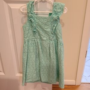 Crown & Ivy Light Green Kids Dress